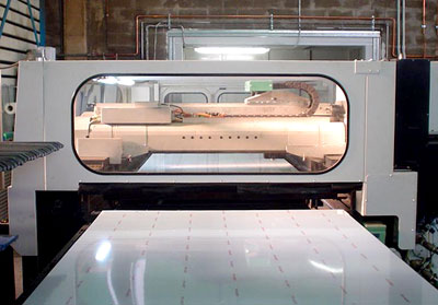 Metal sheet cutting laser
